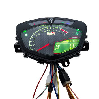 LCD instrument ploča motocikla YMH LC135 C8, marka TACE, ABS, podesivi kabel, kompatibilno s YMH LC135 C8, prilagodljivo
