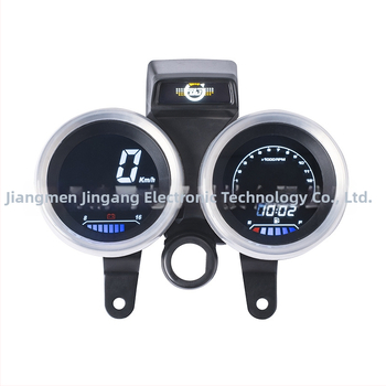 Motocyklový digitálny LCD ukazovateľ, 12V, kompatibilný GN125-150