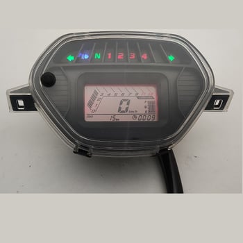 Motorkerékpár LCD műszerfal 7 színű háttérvilágítással, ABS, kompatibilis a Honda CX110/DX Wave100/CD110 CX E
