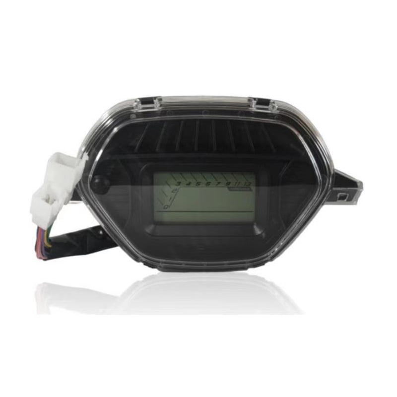Motorkerékpár LCD műszerfal 7 színű háttérvilágítással, ABS, kompatibilis a Honda CX110/DX Wave100/CD110 CX E