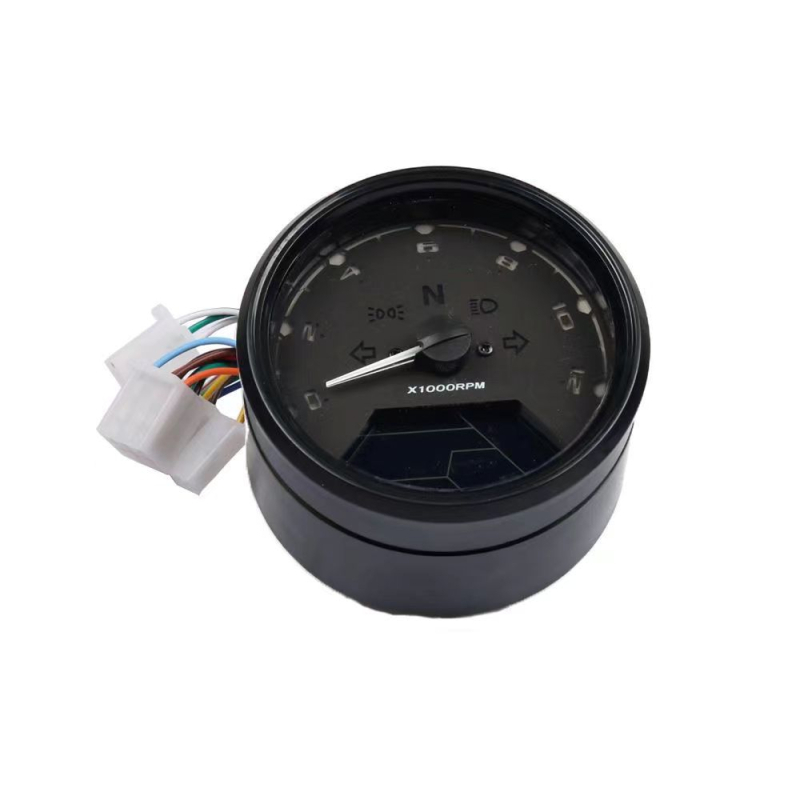 Instrument LCD universal pentru motocicletă – Tachometru, Vitezometru, Odometru, 12V