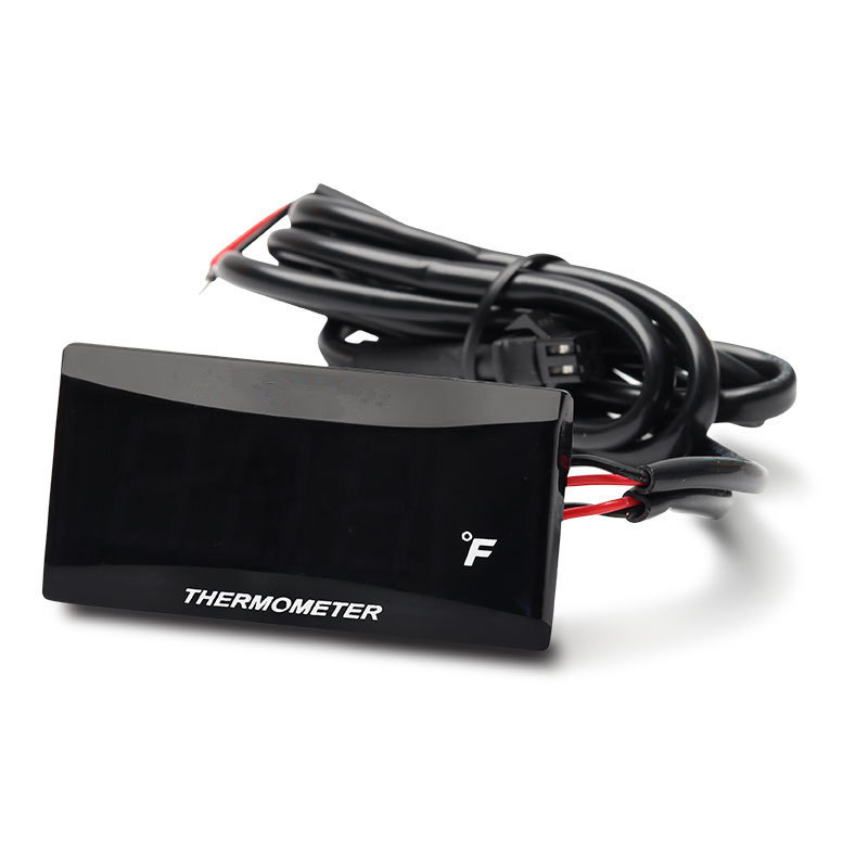 KOSO indicator de temperatură a apei pentru motocicletă, universal, afișaj LED LCD mini, afișaj digital în Fahrenheit