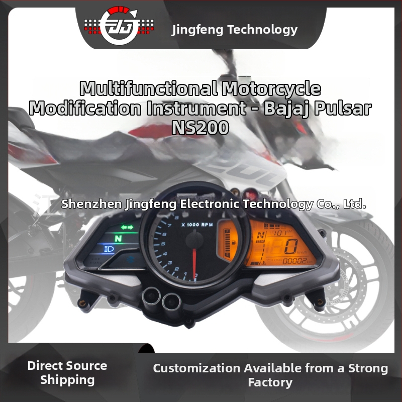 Digitálny LCD ukazovateľ motorky pre Bajaj Pulsar 200NS – 12V, BAJAJ200NS, Rýchlomer a Odometer