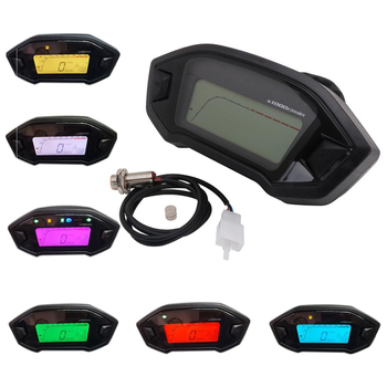 Instrument digital pentru motocicletă: odometru și vitezometru, model Little Monkey M3, 12V, universal