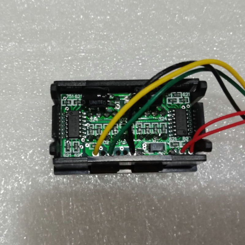 LED mjerač goriva s ravnom trakom za automobile i motocikle, 12V, plastično plavo kućište