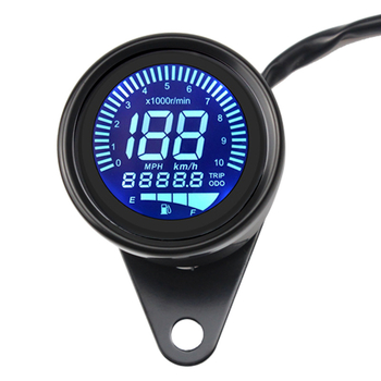 Univerzalni digitalni instrument ploča za motocikle s LCD zaslonom, brzinomjerom i odometrom, retro tachometar indikator za motocikle i ATV