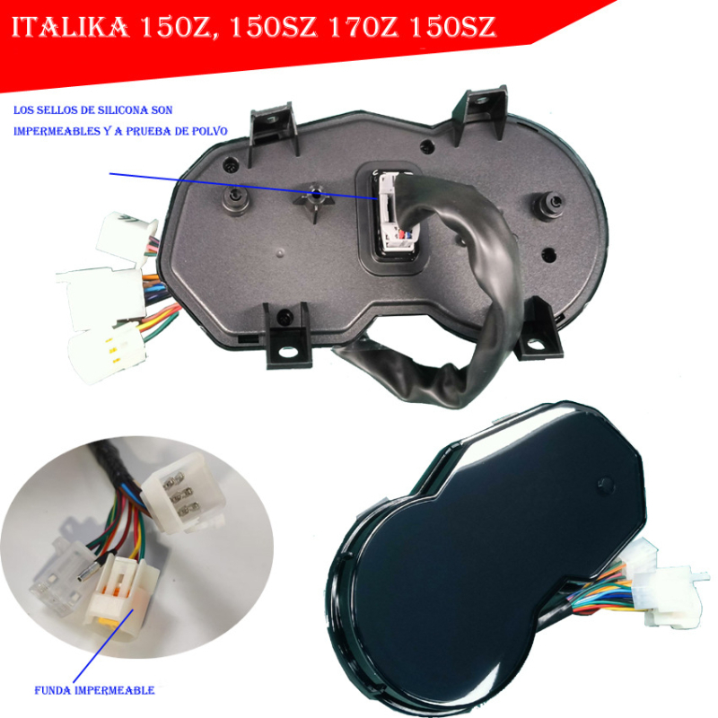 Skup mjernih instrumenata za motocikl – elektronički brzinomjer 12V za Ltalika 150Z/150SZ/170Z (Tiansheng)