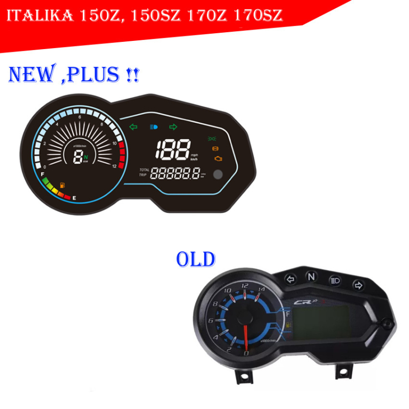 Skup mjernih instrumenata za motocikl – elektronički brzinomjer 12V za Ltalika 150Z/150SZ/170Z (Tiansheng)