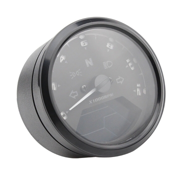Hourglass LCD instrument ploča za motocikl — vodootporni LED zaslon, kilometraža, tahometar i mjerač brzine, ABS plast, 0,4 kg, kompatibilno s većinom motocikala