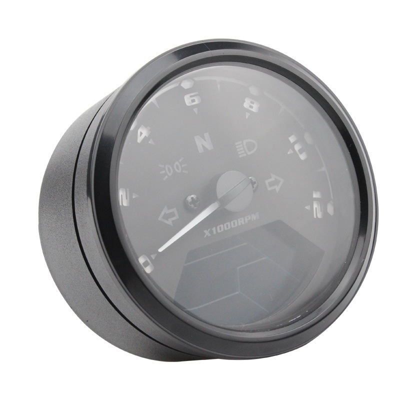 Hourglass LCD instrument ploča za motocikl — vodootporni LED zaslon, kilometraža, tahometar i mjerač brzine, ABS plast, 0,4 kg, kompatibilno s većinom motocikala