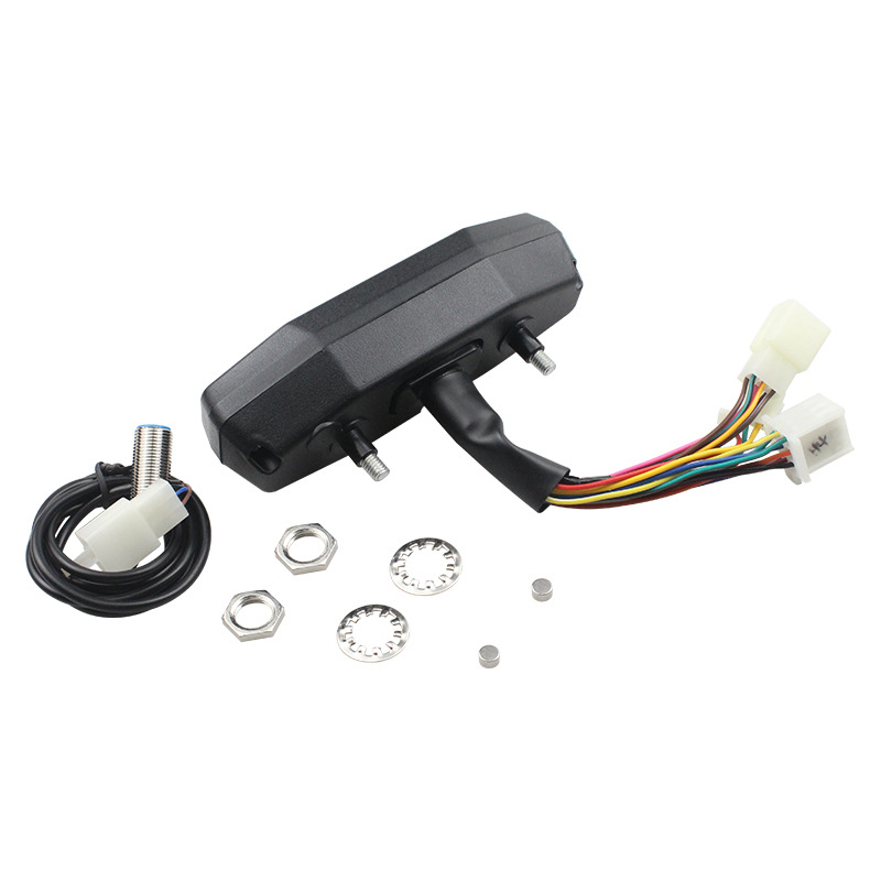 Motocikl mini HD LCD elektronička instrument ploča: brzomjer, tahometar i indikator razine goriva; ABS; težina 209 g; model Motorcycle modification