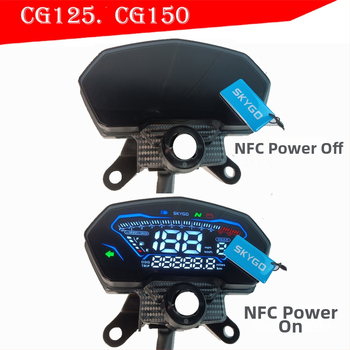 Motocikl instrument ploča s NFC kartice za aktivaciju, 12V, vodootporna, anti-fog, anti smetnji - kompatibilno s Honda CG125/CG150