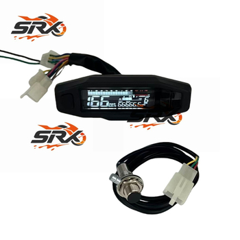 SRX KR200 Univerzalni Mini LCD Brzinomjer i Indikator Razine Ulja – 12V