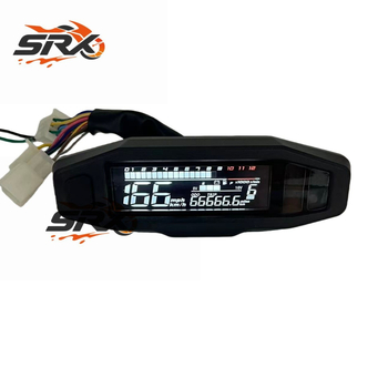 SRX KR200 Univerzalni Mini LCD Brzinomjer i Indikator Razine Ulja – 12V
