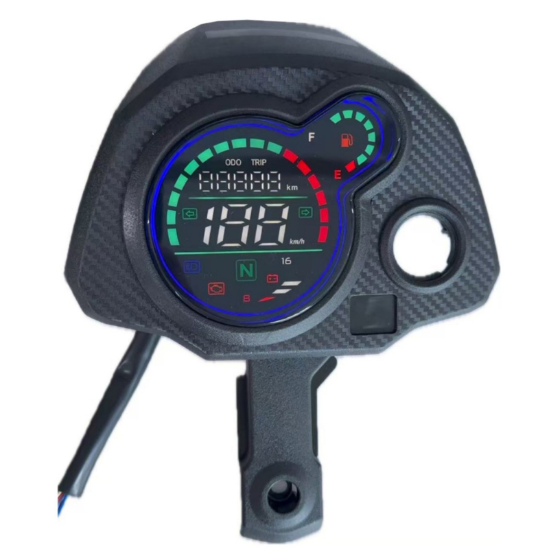 Display LCD pentru motocicletă Navi110 cu vitezometru LED și indicator de ulei | ABS | 332 g | Brand Kaiyi Electronics | Model: Other