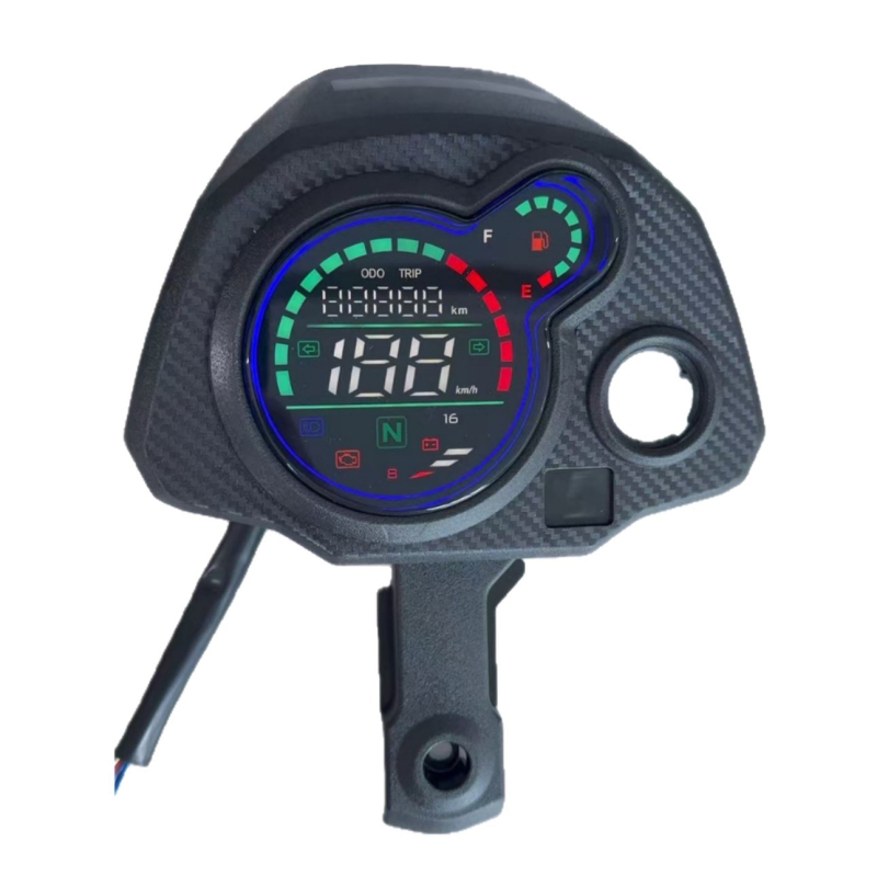 Display LCD pentru motocicletă Navi110 cu vitezometru LED și indicator de ulei | ABS | 332 g | Brand Kaiyi Electronics | Model: Other