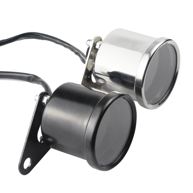 Универсален 12V LCD подсветен измервател за мотоциклет: одометр и тахометр