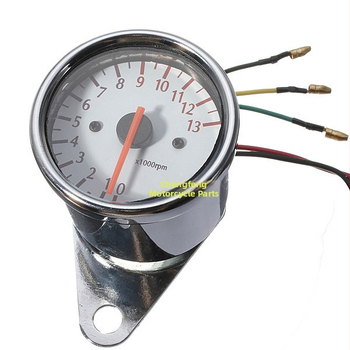 Elektronický tachometer pre motocykle CF-electronic tachometer s digitálnym displejom a ukazovateľom, retro štýl