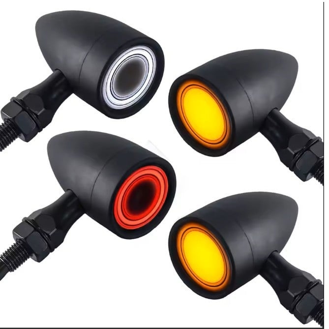 Motocikl retro LED indikator smjera, univerzalno za Harley‑Davidson cruisere