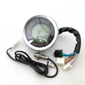 Instrument LCD circular pentru motocicletă – BY521, 12V, 1-6 trepte, temperatură a apei, kilometraj, vitezometru, reglabil