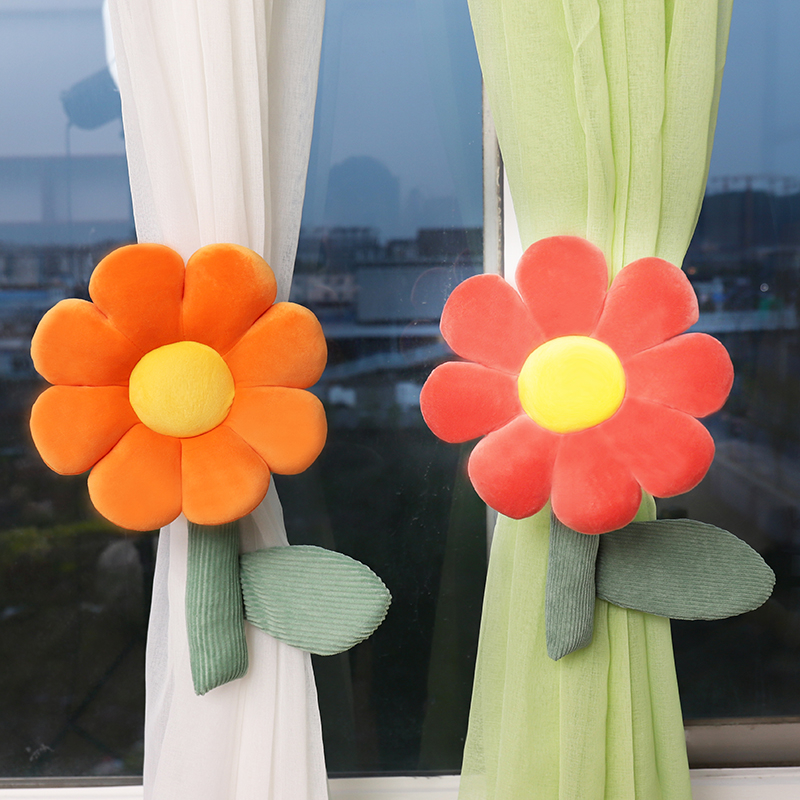 Dx7L ukrasni prsten za zavjesu s cvjetnim motifom – pliš materijal, moderni minimalistički stil, marka Other, šifra proizvoda Other