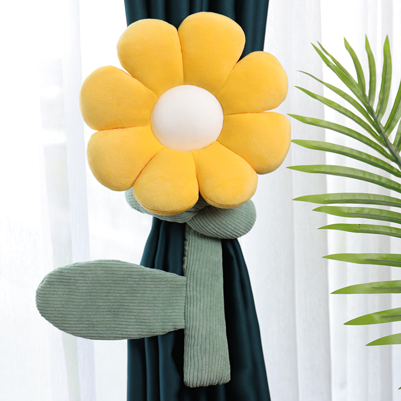 Dx7L ukrasni prsten za zavjesu s cvjetnim motifom – pliš materijal, moderni minimalistički stil, marka Other, šifra proizvoda Other