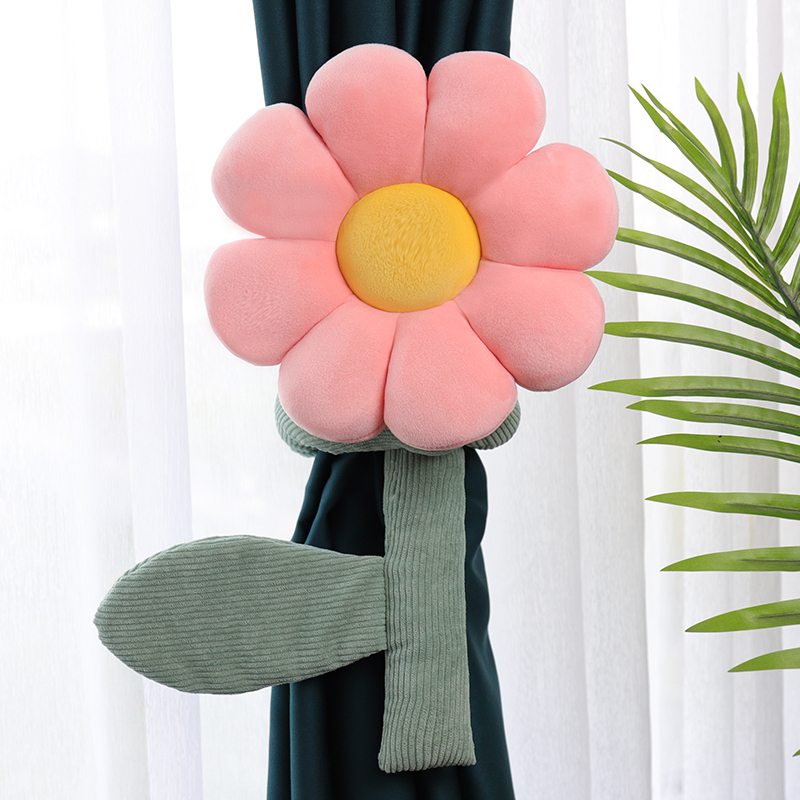 Dx7L ukrasni prsten za zavjesu s cvjetnim motifom – pliš materijal, moderni minimalistički stil, marka Other, šifra proizvoda Other