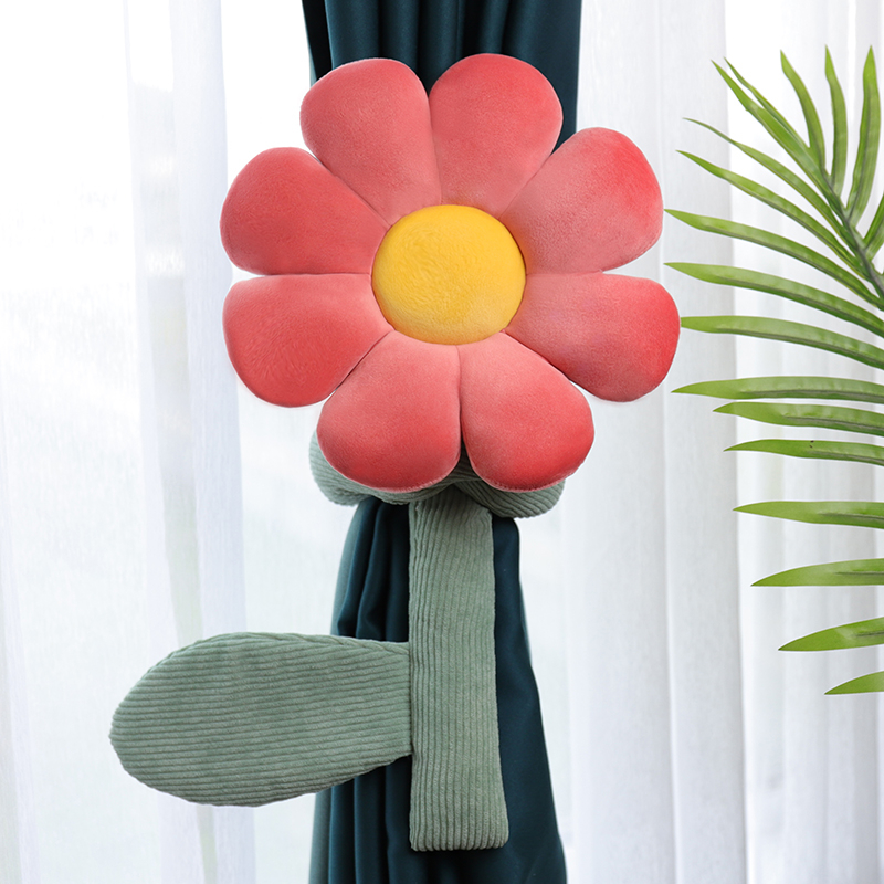 Dx7L ukrasni prsten za zavjesu s cvjetnim motifom – pliš materijal, moderni minimalistički stil, marka Other, šifra proizvoda Other