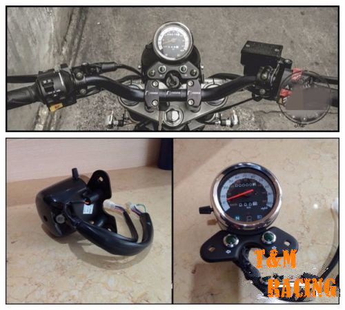 Instrument ploča za motocikl CF-FB, ABS kućište, univerzalna kompatibilnost