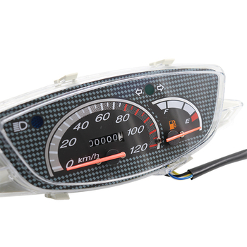 Ansamblu panou de instrumente pentru Honda DIO ZX AF34/AF35, Carcasă plastic, Odometru 120 km, Greutate 0,5 kg