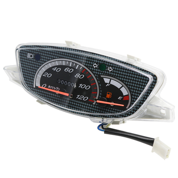 Ansamblu panou de instrumente pentru Honda DIO ZX AF34/AF35, Carcasă plastic, Odometru 120 km, Greutate 0,5 kg