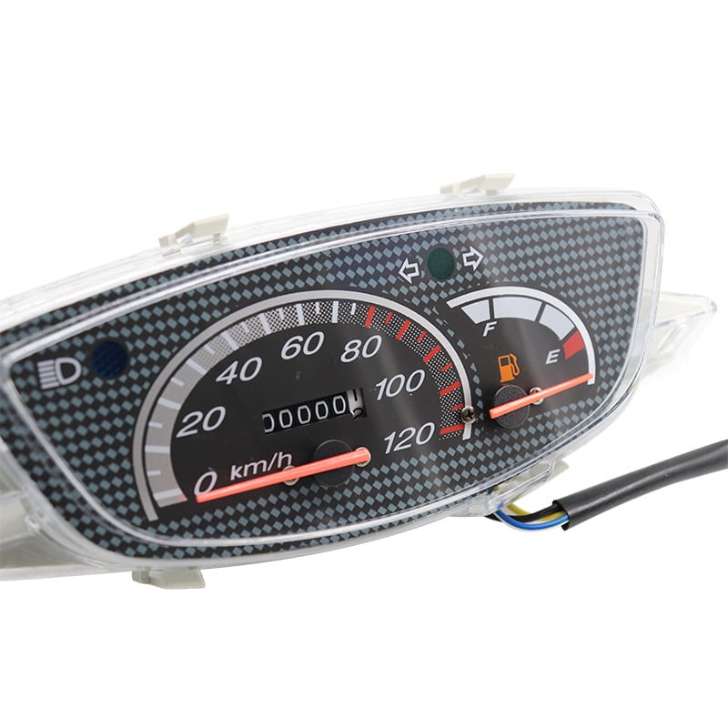 Ansamblu panou de instrumente pentru Honda DIO ZX AF34/AF35, Carcasă plastic, Odometru 120 km, Greutate 0,5 kg