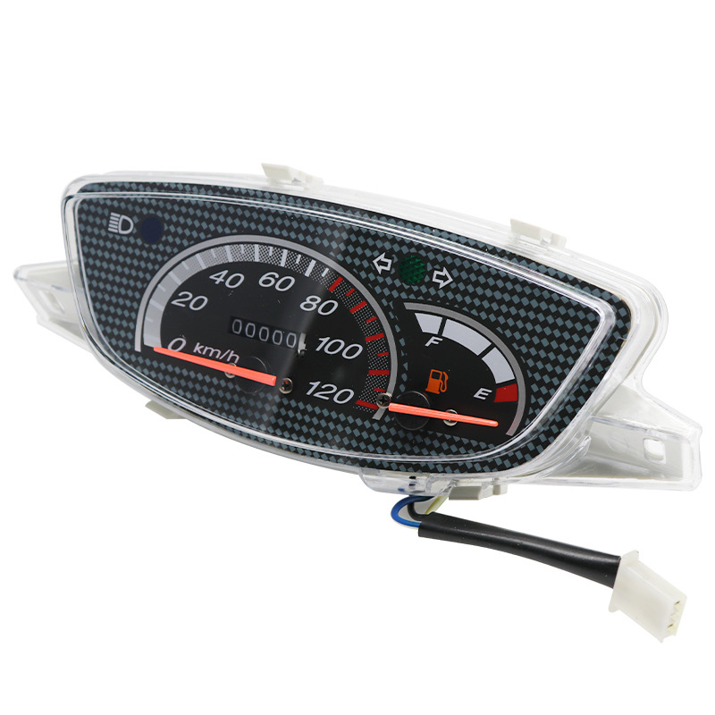 Ansamblu panou de instrumente pentru Honda DIO ZX AF34/AF35, Carcasă plastic, Odometru 120 km, Greutate 0,5 kg