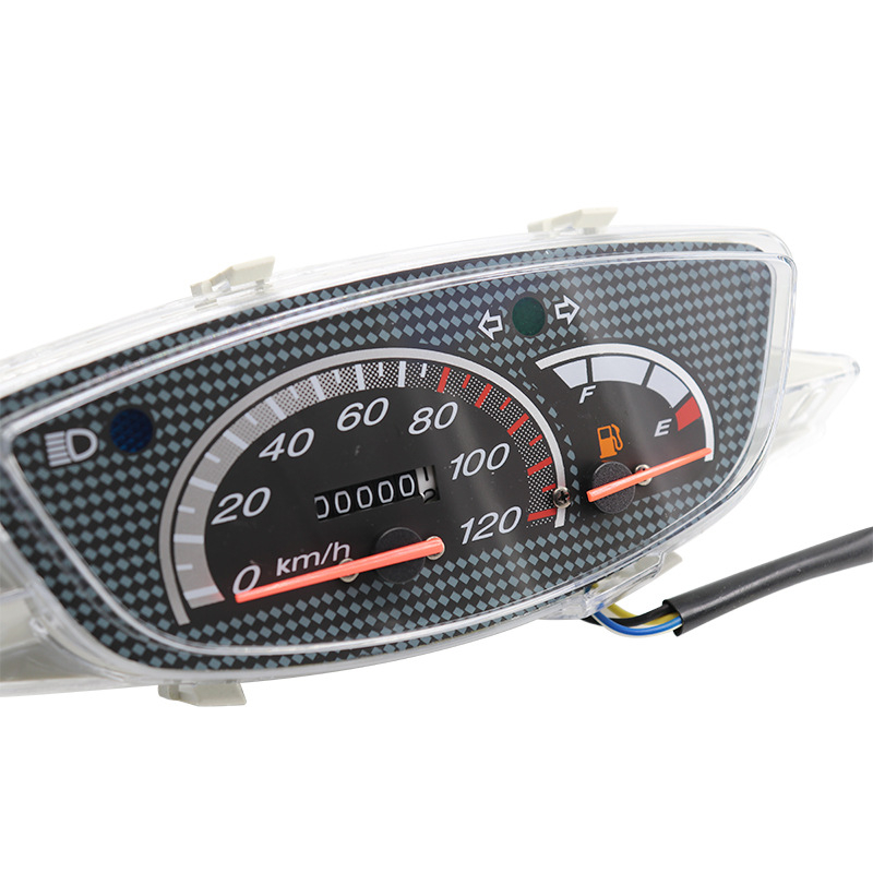 Ansamblu panou de instrumente pentru Honda DIO ZX AF34/AF35, Carcasă plastic, Odometru 120 km, Greutate 0,5 kg