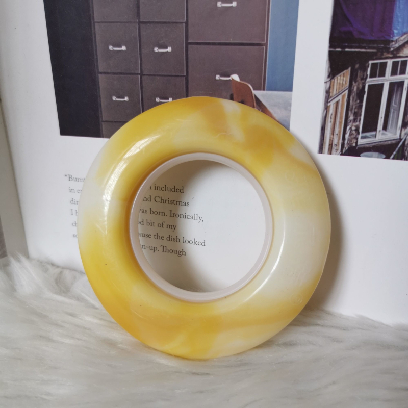 Drveni zavjesni prstenovi s Rimskim obručem, debeli, s perforiranim rupama, moderni minimalistički stil (drvo, Rimskim obručem, debeli, perforirane rupama)