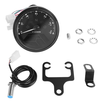 Motociklistički instrument panel – ABS kućište, LCD odometar, model General Modification, težina 0,51 kg (JCF)
