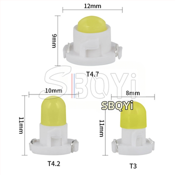 Shang Baiyi LED svjetlo instrument ploče motocikla T3/T4.2/T4.7 – COB plava, 12V