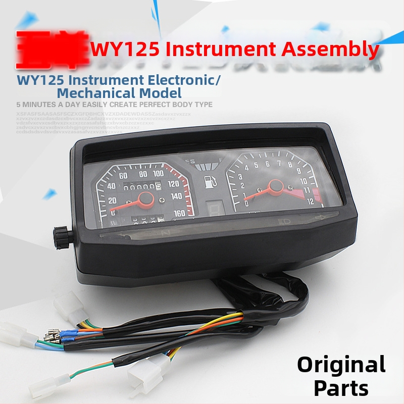 WY125-A-C-F mehaničko-elektronički skup instrumenata za motocikl, kompatibilan s mjeračem goriva i odometrom WY125