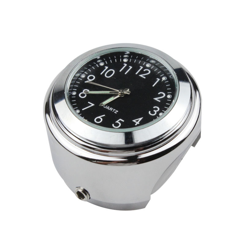 Termometar za ručicu upravljača motocikla, mjerenje temperature, Harley retro stil, sat za upravljač promjera 22–25 mm