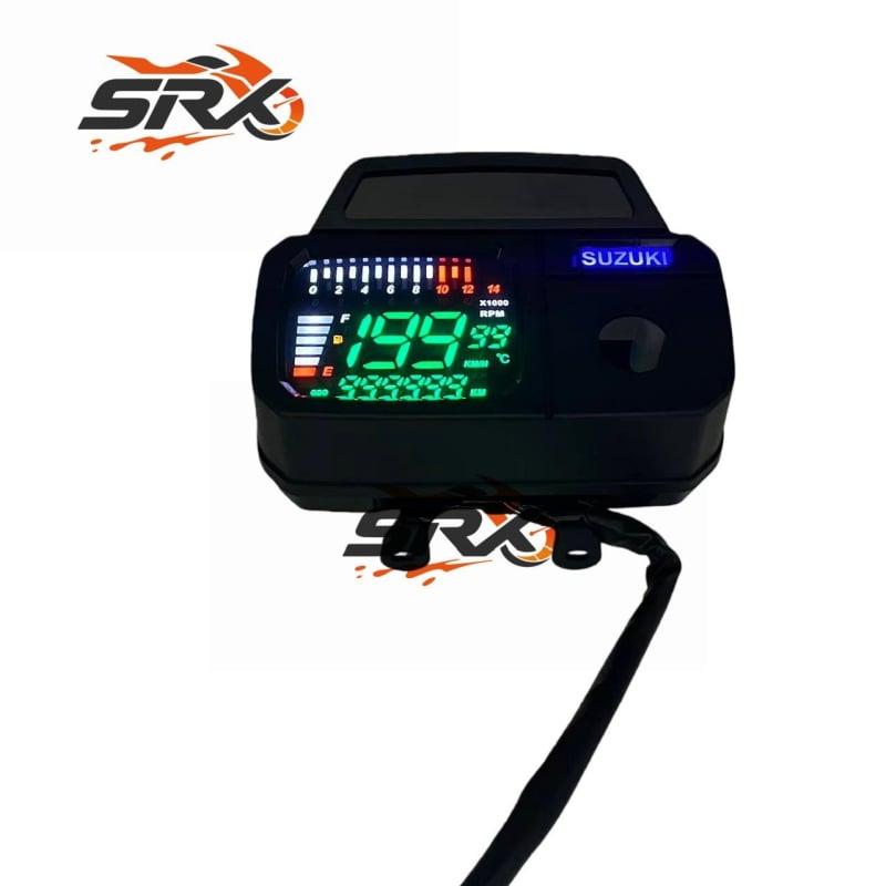 Instrument ploča odomjera za Suzuki Ax100 – LED brzomjer, marka Srx, model Ax100, preciznost nacionalnog standarda, težina 600 g, kompatibilno sa Suzuki motociklom