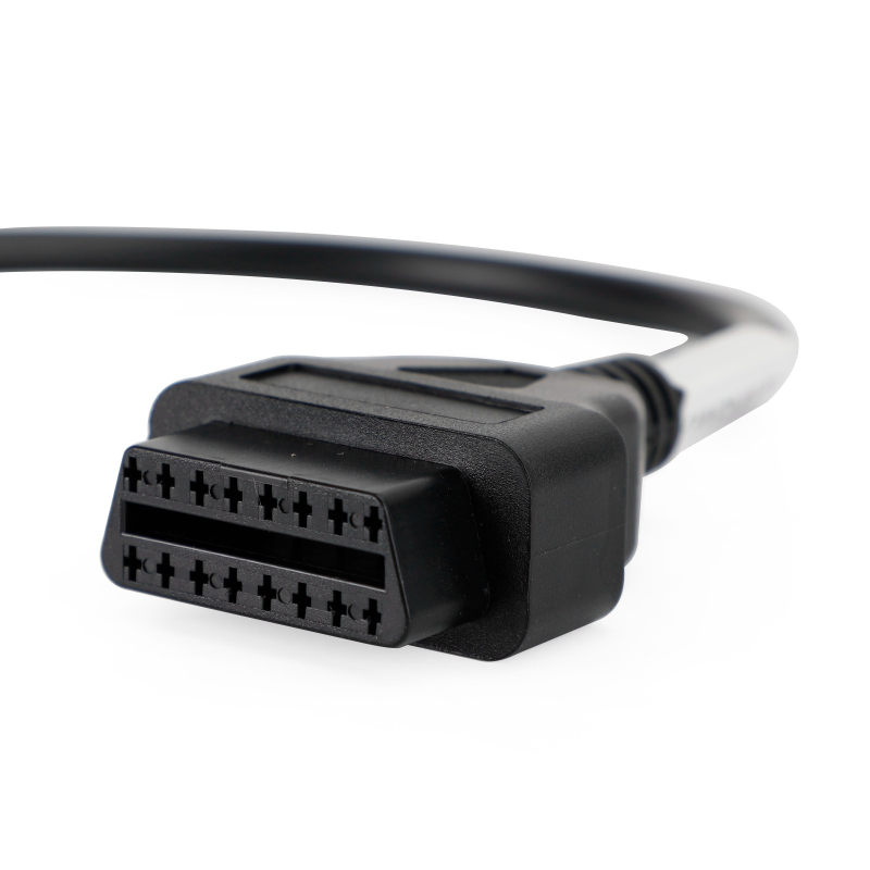 Kawasaki 6-pin OBD2 διαγνωστικό καλώδιο προσαρμογής για μοτοσυκλέτες Kawasaki, 9–16 V, -30 έως 70 °C