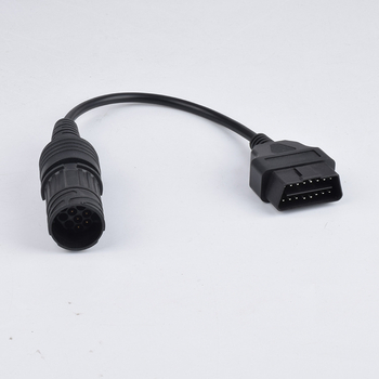 Καλώδιο προσαρμογέα OBD2 για BMW μοτοσικλέτες — BMW 10-pin προς OBD2, 12V, θερμοκρασία λειτουργίας 80°C