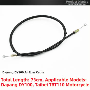 Dayang DY100/110 motocikl: kabel za gas, prednji kočioni kabel, kabel choke, kabeli za bubanj i disk kočnicu, kabel odometra