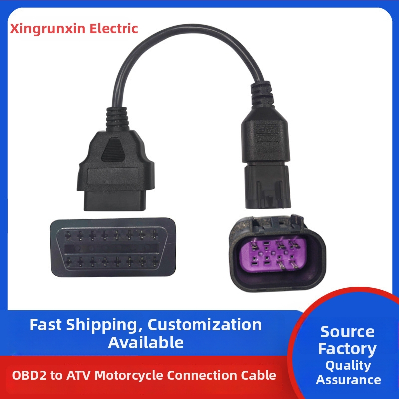Prístroj na diagnostiku motorických závad - OBD2 16-pínový adaptér kábel pre ATV Polaris ATV (12V, 56°C)
