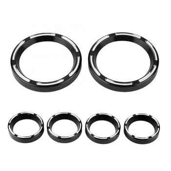 Harley-Davidson kućište instrumenata za 1996–2013, aluminijska legura, dekorativni poklopac ploče instrumenata s zaštitnom tračnicom