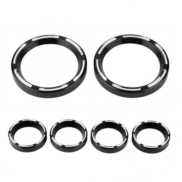 Harley-Davidson kućište instrumenata za 1996–2013, aluminijska legura, dekorativni poklopac ploče instrumenata s zaštitnom tračnicom