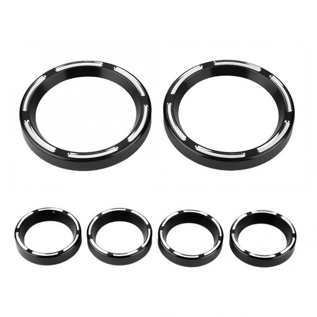 Harley-Davidson kućište instrumenata za 1996–2013, aluminijska legura, dekorativni poklopac ploče instrumenata s zaštitnom tračnicom