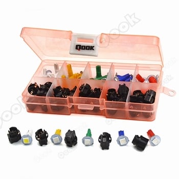 LED лампа за приборния панел на автомобила, модел T5 SMD5050, 12V, 0.2A, 15 lm, 5000K