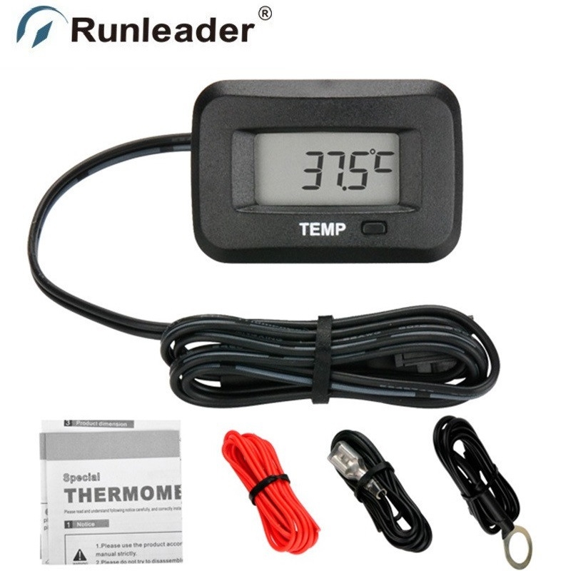 Runleader RL-TM006 PT100 termosztoros digitális hőmérséklet-érzékelő motoros kerékpárhoz és fűnyíróhoz