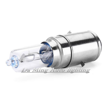 Far motocicletă BA20D, 12V, 35/35W, sticlă de cuarț anti-orbire, lampă halogenă